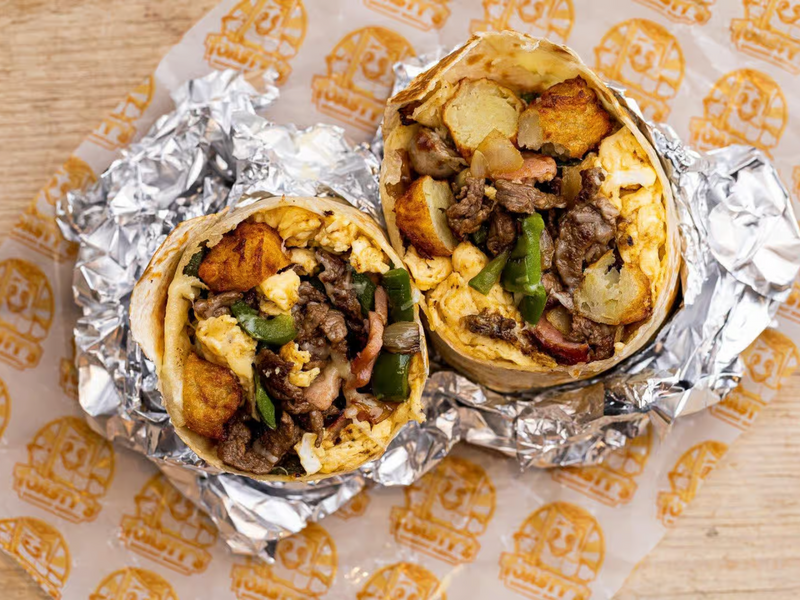 Meat & Veggie Combo Breakfast Burrito