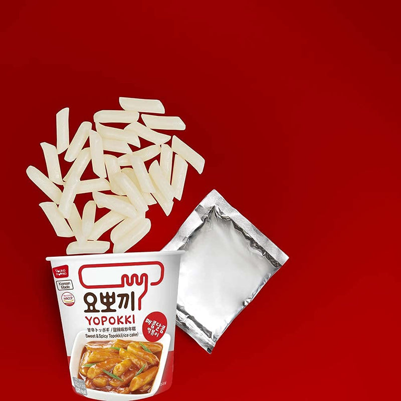 Yopokki Instant Tteokbokki Cup Sweet & Spicy - 140g