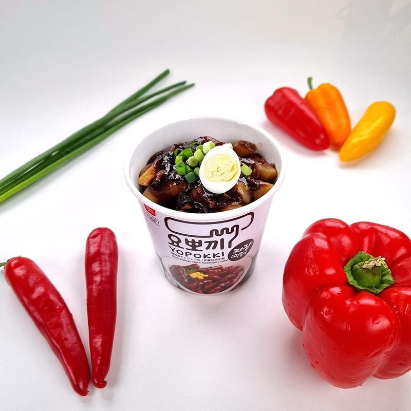 Yopokki Instant Tteokbokki Cup Jjajang - 140g