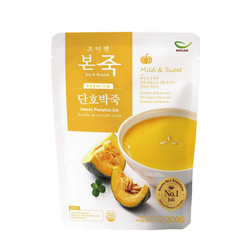 BONJUK Sweet Pumpkin (Juk) Rice Porridge -  10.6oz(300g)