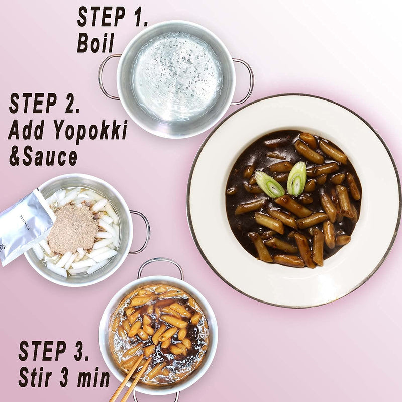 Yopokki Instant Tteokbokki Cup Jjajang - 140g