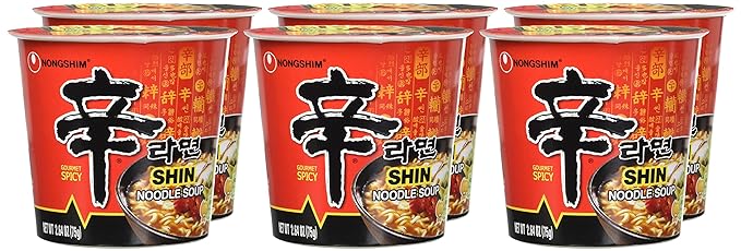 NONG SHIM SHIN Cup, 농심 신컵 6팩 (75g)*6