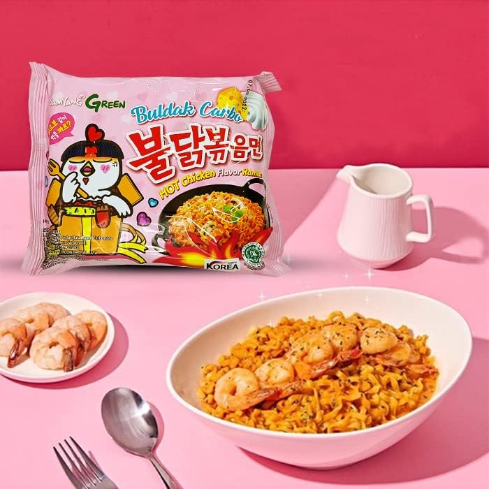 [SAMYANG] Buldak Ramen Carvonara Multi (삼양 까르보 불닭 볶음면 멀티) - 130gX5