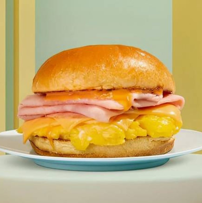 Ham, Egg, and Cheese French Toast Sandwich