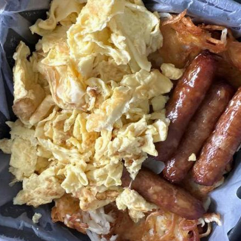 Sausage links (4 pcs) & Eggs