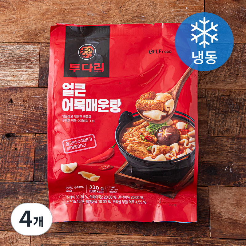 Tudari Spicy Fish Cake Soup (투다리 얼큰 어묵 매운탕) - 330g