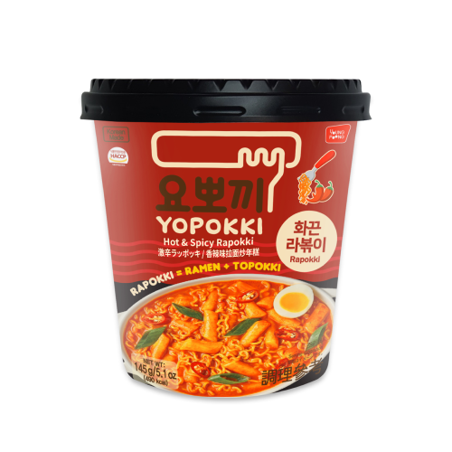 Yopokki Instant Tteokbokki Cup Spicy - 140g