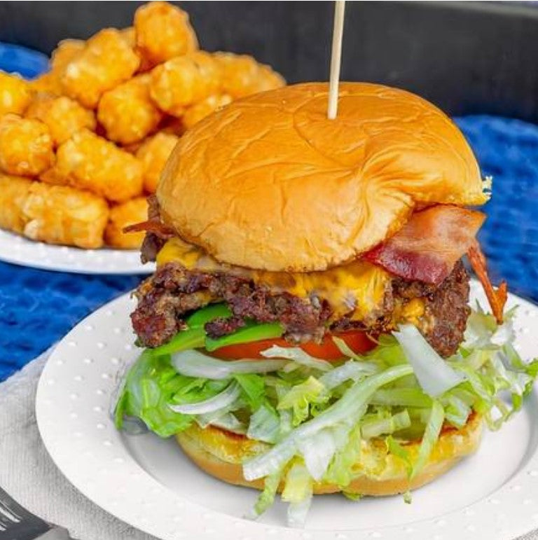 Avocado Bacon Cheeseburger Combo