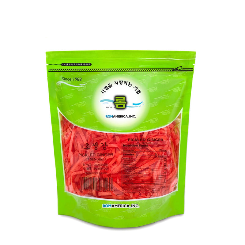 PICKLED GINGER STRIP 생강채 절임(RED)