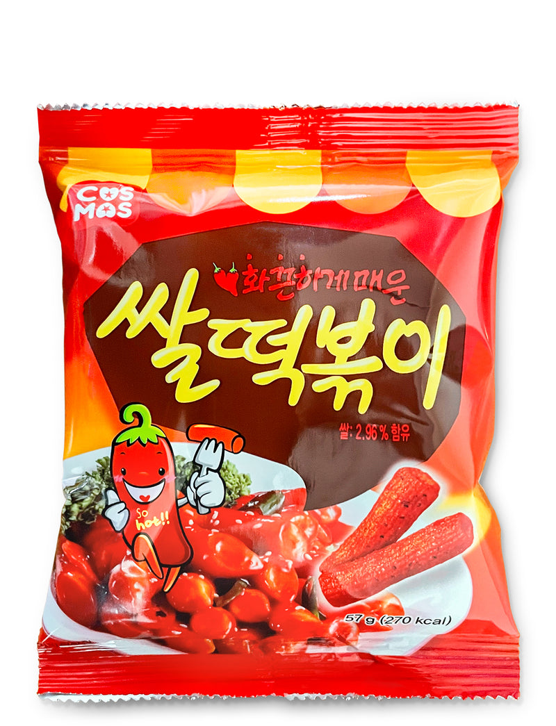 TTEOKBOKKI SNACK 매운 떡볶이과자